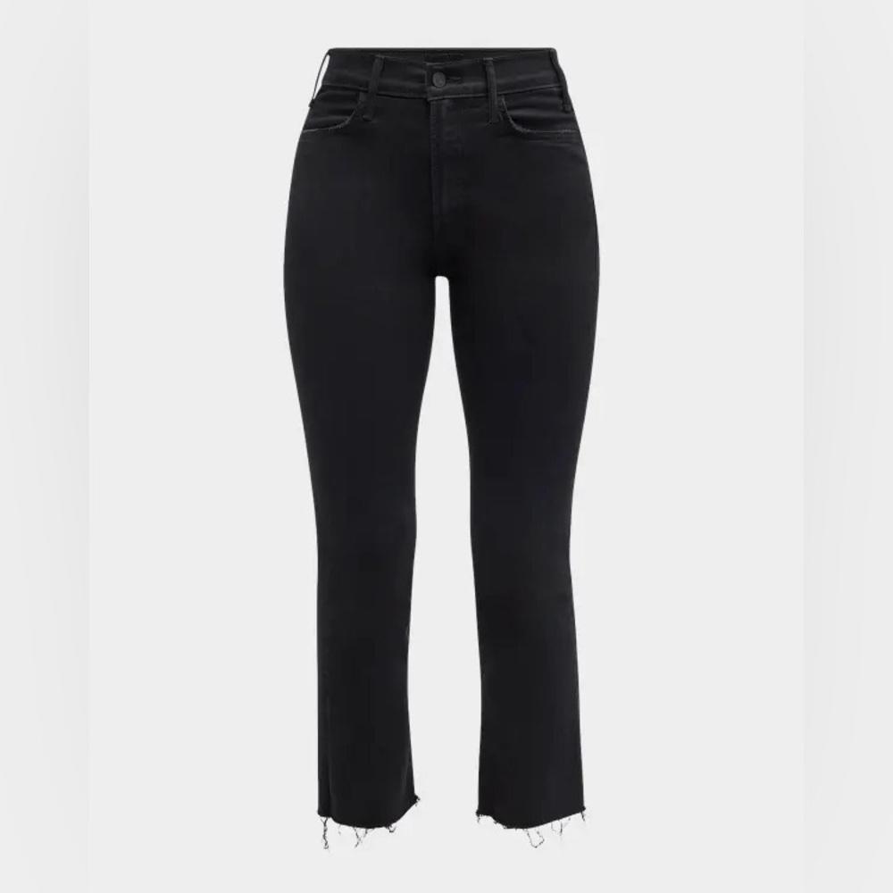 Fidelity Denim women’s twiggy ultra high tapered crop Black Jeans 26